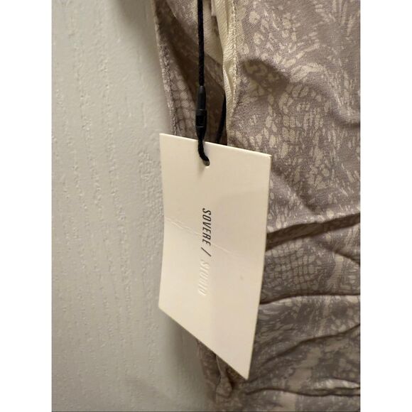 SOVERE Inara Reversible Maxi Dress – Grey Maxi cocktail Brunch Size S NWT - Picture 8 of 8